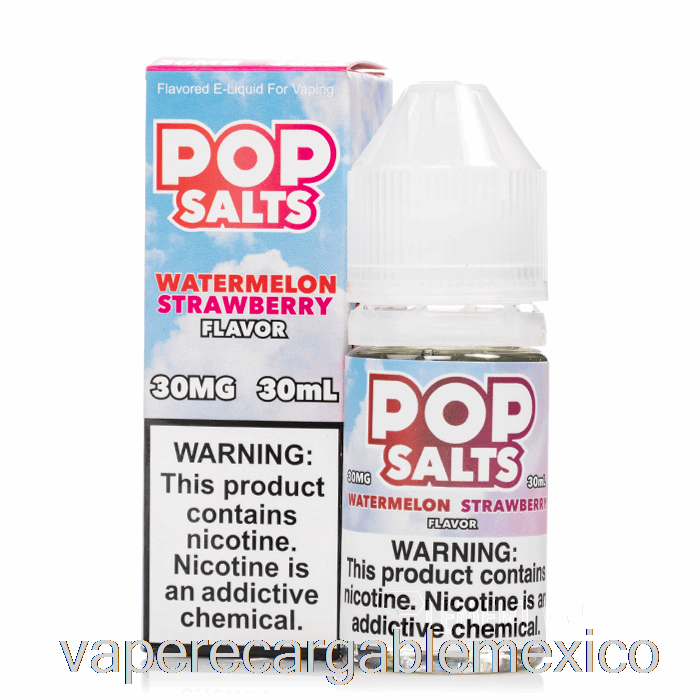 Vape Recargable Sandía Fresa - Sales Pop - 30ml 30mg